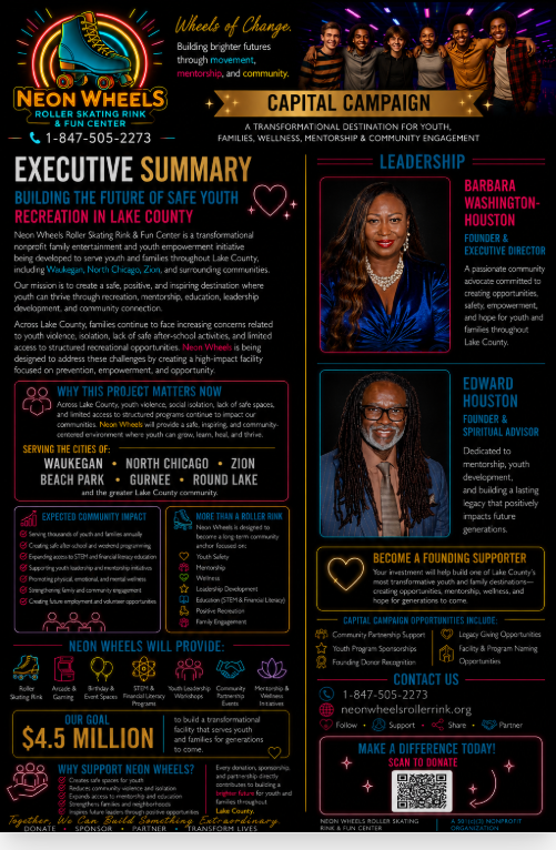 Neon Wheels Executive Summary Page