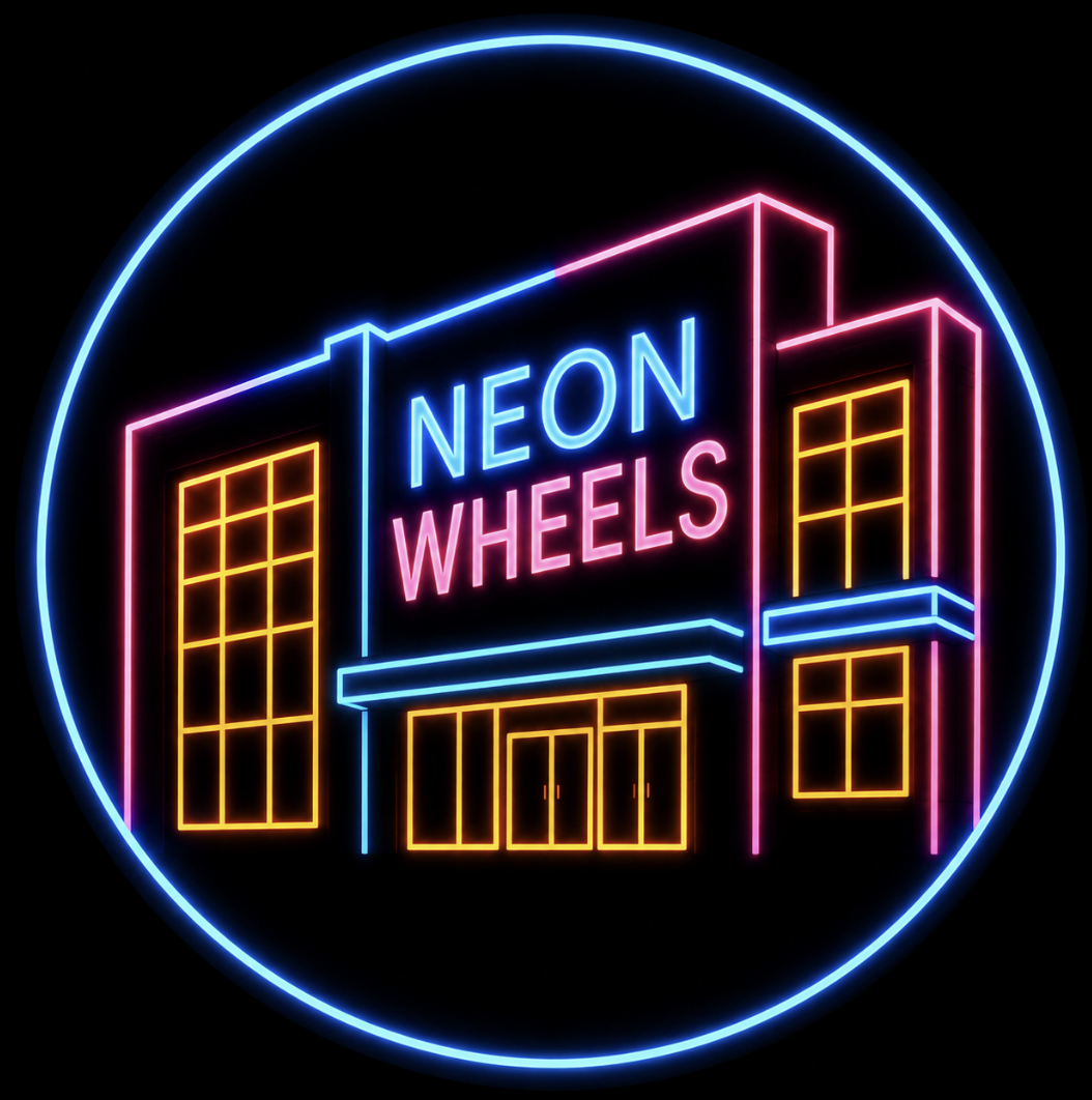Neon Wheels building